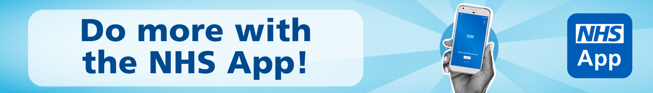 Do more with the NHS app